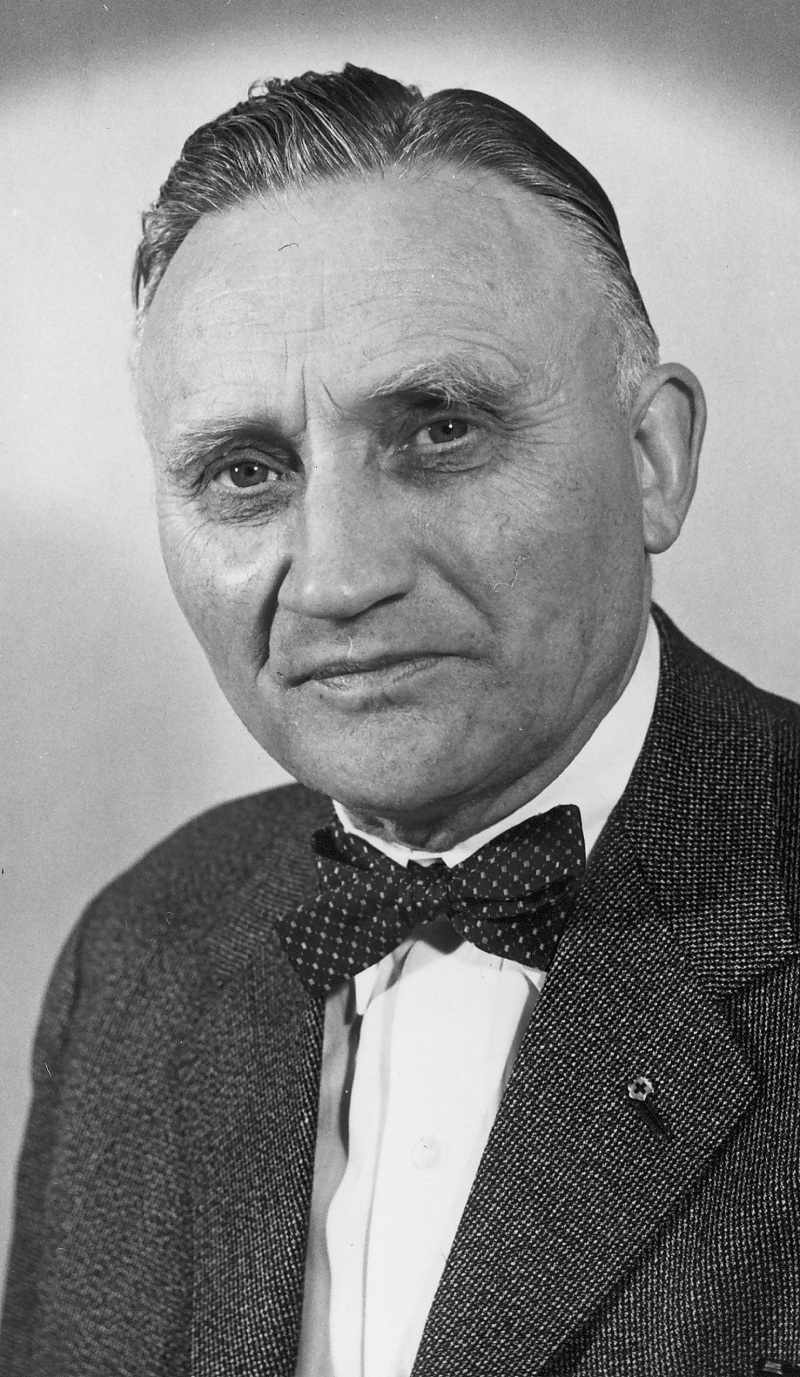 Christian Gundtoft, ca. 1950. Kolding Stadsarkiv, Fotograf N. N.