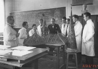 Undervisning på Kolding Teknisk skole, da den den lå på Vesterbrogade. Billedet er taget i 1929. Fotograf: V. Schæffer